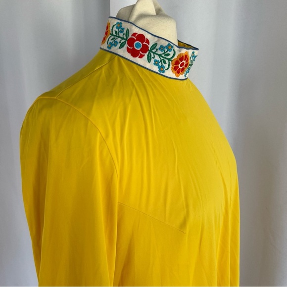 Vintage Vanity fair night gown house maxi long sleeve dress size 14 - Picture 8 of 16